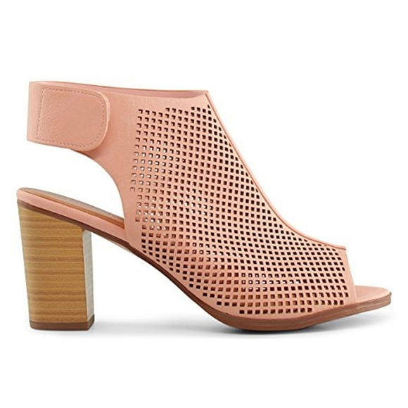 Marco Republic Tuscany Womens Peep Toe Slingback Ankle Strap Boots Pink Size 9 - Picture 2 of 11